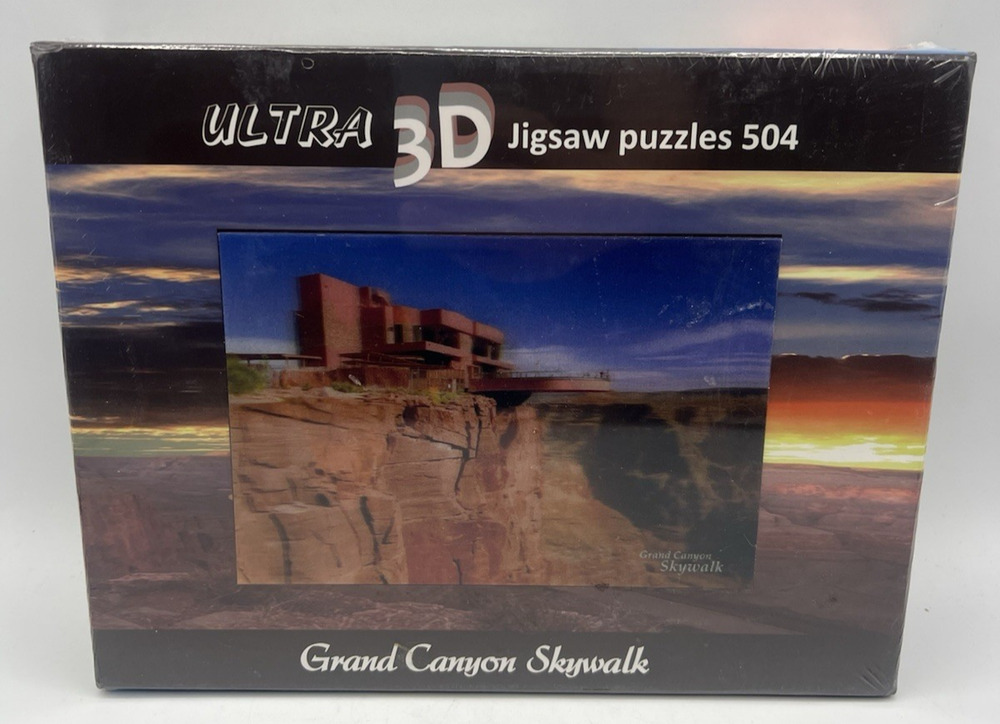 Ultra 3D Grand Canyon Skywalk 504 Piece Jigsaw Puzzle Sealed New